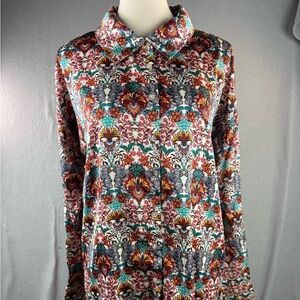 Daytrip Colorful Floral Button Down Shirt